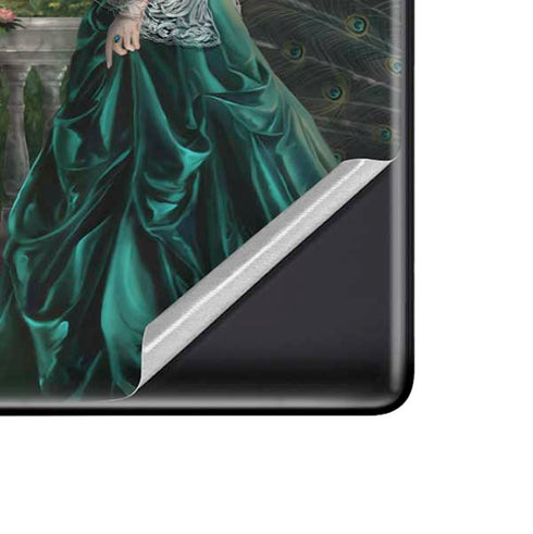 Woman with Peacocks by Nene Thomas Pixel Skins